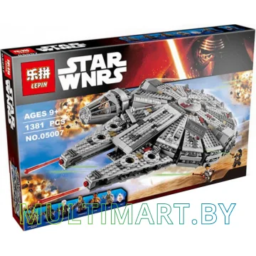 Конструктор Lepin 05007 Сокол Тысячелетия (1381 деталь)